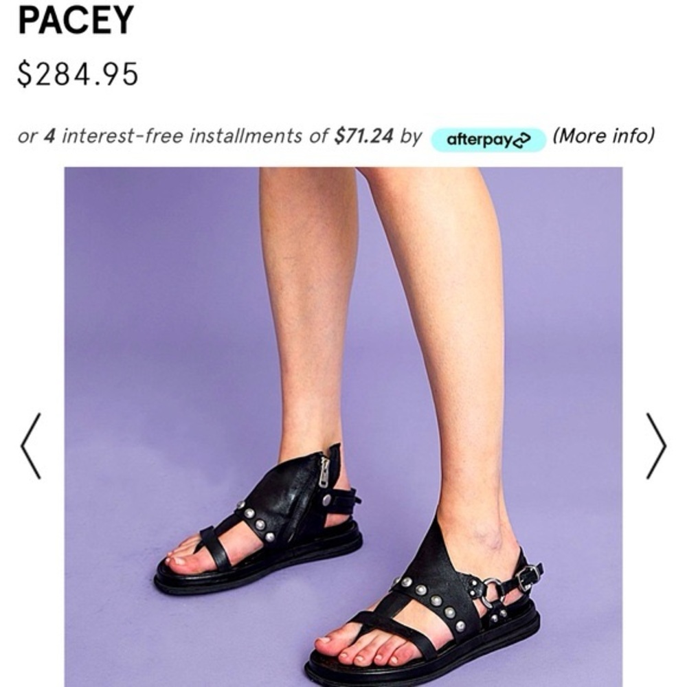 A.S.98 Blue Studded Leather Sandals